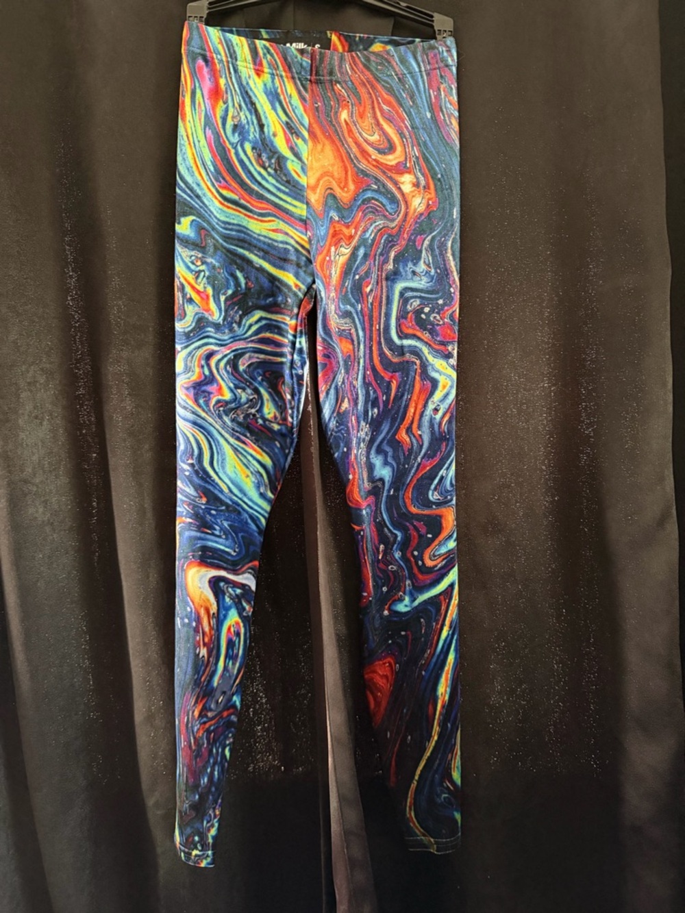 Blackmilk Multicolor Swirl Leggings